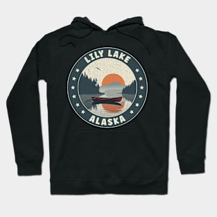 Lily Lake Alaska Sunset Hoodie